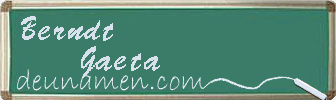 Berndt Gaeta Visitenkarte